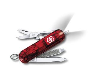 Nůž Victorinox Signature Lite červený transparentní 0.6226.T