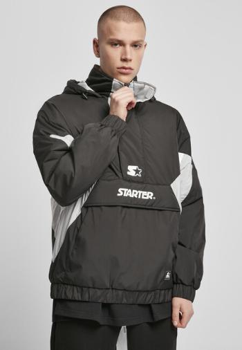 Starter Colorblock Halfzip Windbreaker black/lightasphalt/white - S