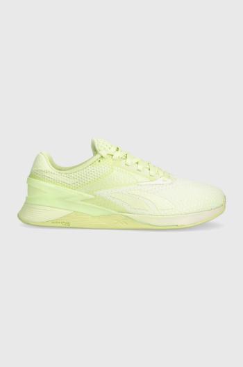 Tréninkové boty Reebok Nano X3 zelená barva