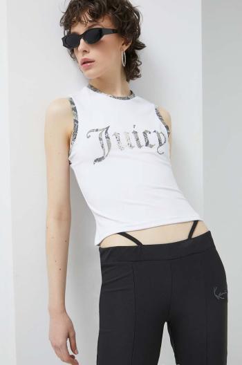 Top Juicy Couture dámský, bílá barva