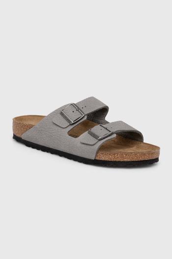 Nubukové pantofle Birkenstock Arizona šedá barva, 1020752