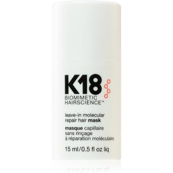 K18 Molecular Repair Hair Mask bezoplachová vlasová péče 15 ml