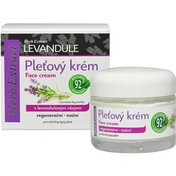 VIVACO HE Pleťový noční krém s levandulovým olejem 50 ml  (8595635214011)