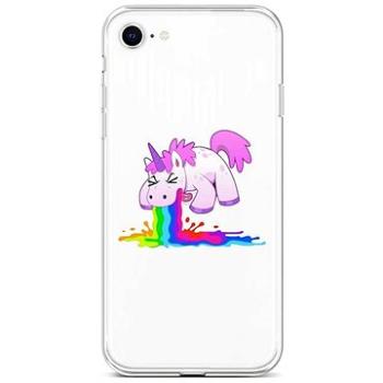 TopQ Kryt iPhone SE 2022 silikon Rainbow Splash 74026 (Sun-74026)