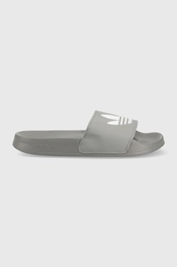 Pantofle adidas Originals Adilette FU7592 pánské, šedá barva, FU7592-WHT/GRETHR