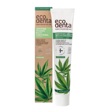 ECODENTA Certifikovaná multifunkčná zubná pasta Konopný olej BIO 75 ml