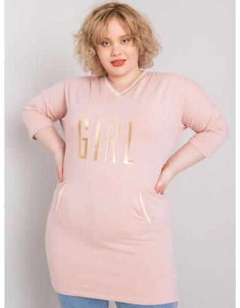 Dámská blůza plus size IDA růžová 