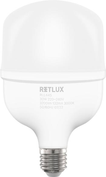 LED izzó RETLUX RLL 445 E27 bulb 30W WW