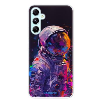 Odolné silikonové pouzdro iSaprio - Neon Astronaut - Samsung Galaxy A34 5G