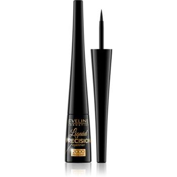 Eveline Cosmetics Liquid Precision 2000 Procent voděodolná oční linka odstín Black 4 ml