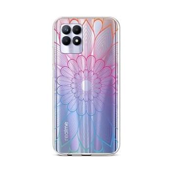 TopQ Kryt Realme 8i silikon Rainbow Mandala 69804 (Sun-69804)