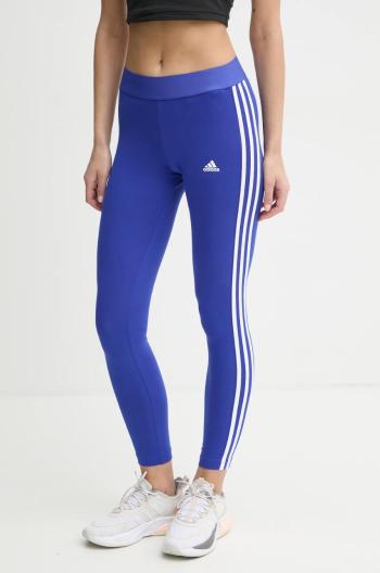 Legíny adidas Essentials dámské, fialová barva, s aplikací, IY4194