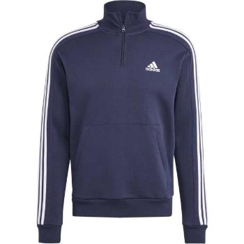 adidas 3-STRIPES TOP Pánská mikina, tmavě modrá, velikost