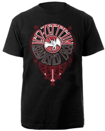 Led Zeppelin Tričko Deco Circle Unisex Black 2XL