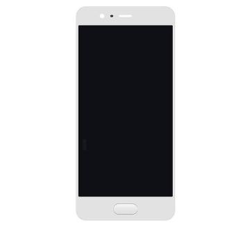 Huawei P10 kompatibilis LCD modul kerettel, OEM jellegű, fehér, Grade S+