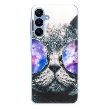 Odolné silikonové pouzdro iSaprio - Galaxy Cat - Samsung Galaxy A25 5G