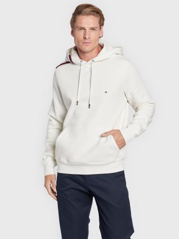 Tommy Hilfiger pánská krémová mikina - XL (YBI)