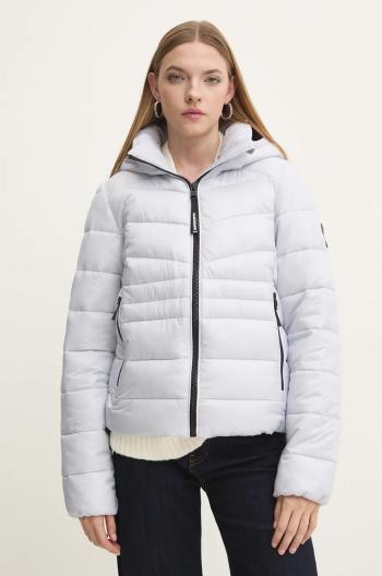 Bunda Superdry dámská, šedá barva, zimní, W5011724A-B9M