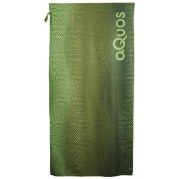 AQUOS TECH TOWEL 75 x 150 Rychleschnoucí sportovní ručník, zelená, velikost