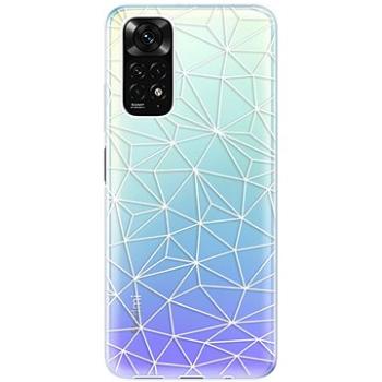 iSaprio Abstract Triangles 03 pro white pro Xiaomi Redmi Note 11 / Note 11S (trian03w-TPU3-RmN11s)