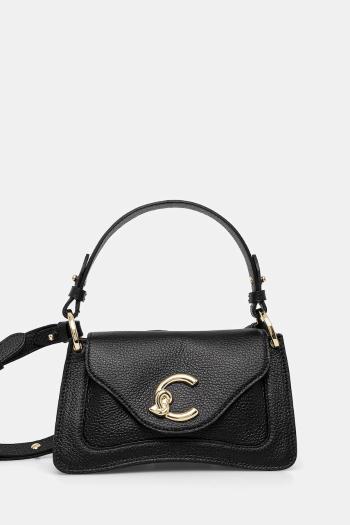 Coccinelle bőr táska fekete, E1 SSL 18 04 01