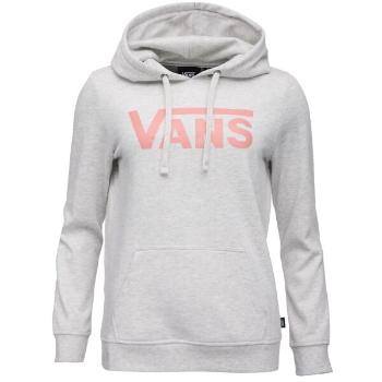 Vans WM DROP Oatmeal Heather Dámská mikina, šedá, velikost