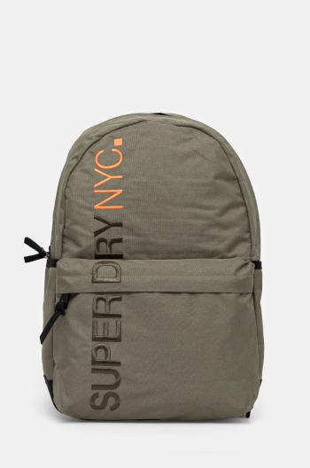 Batoh Superdry dámský, zelená barva, velký, s aplikací, W9110371A-VCH