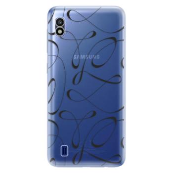 Odolné silikonové pouzdro iSaprio - Fancy - black - Samsung Galaxy A10