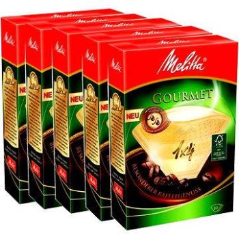 Melitta filtry 1x4/80 Gourmet, balení 3+2 zdarma (6767507)