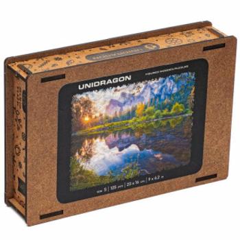 Unidragon dřevěné puzzle - Jezero velikost S