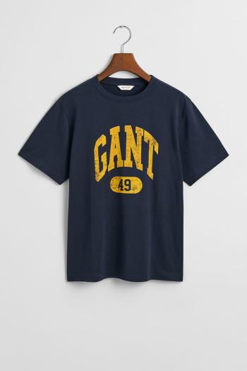 TRIČKO GANT 49 ARCH RELAXED T-SHIRT EVENING BLUE