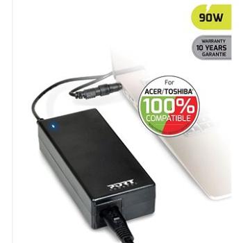 PORT CONNECT ACER/TOSHIBA 100% napájecí adaptér k notebooku,19V, 4,74A, 90W, 3xACER/TOSHIBA konektor (900007-ACTO)