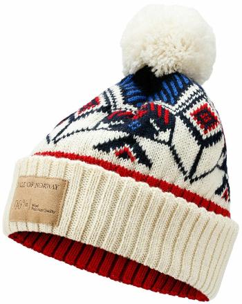 Dale of Norway Vilja Unisex Wool Hat Off White/Navy/Raspberry UNI Lyžařská čepice