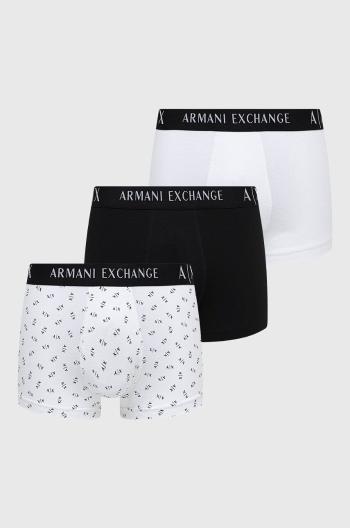 Boxerky Armani Exchange 3-pack pánské