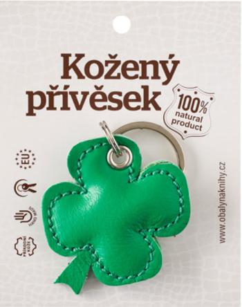 Klíčenka Čtyřlístek zelený Verde Kůže Verde