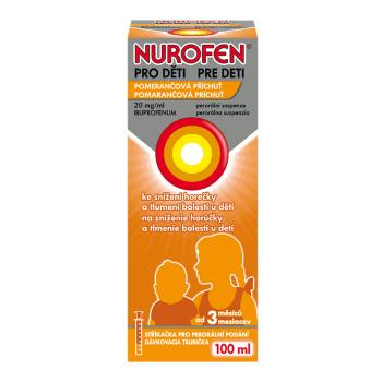 Nurofen pro děti 20 mg/ml pomeranč suspenze 100 ml