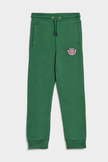 TRÉNINGNADRÁG GANT D1. BANNER SHIELD SWEAT PANTS FOREST GREEN