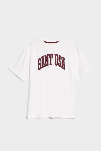 TRIČKO GANT OVERSIZED GANT USA T-SHIRT WHITE