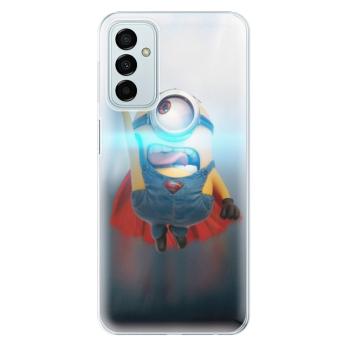 Odolné silikonové pouzdro iSaprio - Mimons Superman 02 - Samsung Galaxy M23 5G