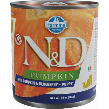 Konzerva N&D Pumpkin Puppy Lamb & Blueberry 285g