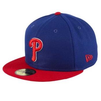 New Era 59FIFTY Authentic Philadelphia Phillies Home Alternate Cap Red Blue - 7 1/4