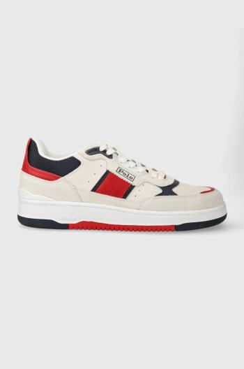 Semišové sneakers boty Polo Ralph Lauren Masters Sprt bílá barva, 809913399003