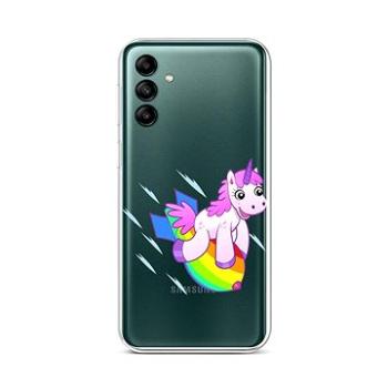 TopQ Kryt Samsung A04s Flying Unicorn 86894 (86894)