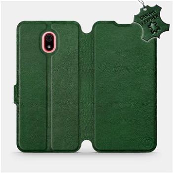 Flip pouzdro na mobil Xiaomi Redmi 8a - Zelené - kožené -   Green Leather (5903516078417)