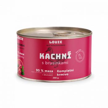 Konzerva Louie kachní s brusinkami, vitamíny a minerály 200g