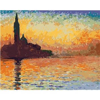 Zuty - Malování podle čísel - SAN GIORGIO MAGGIORE ZA SOUMRAKU (CLAUDE MONET), 80x100 cm, vypnuté pl (HRAmmb08867nad)