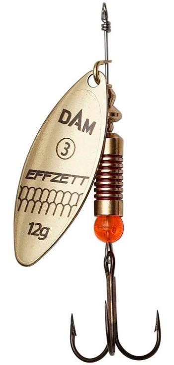 Dam třpytka effzett predator spinner gold-velikost 2 hmotnost 7 g