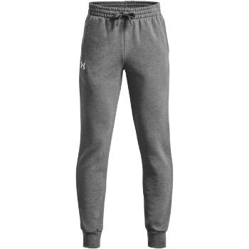 Under Armour RIVAL FLEECE JOGGERS Chlapecké tepláky, šedá, velikost