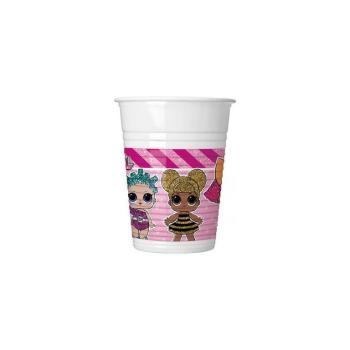 Poharak - Lol Glitter 8 db