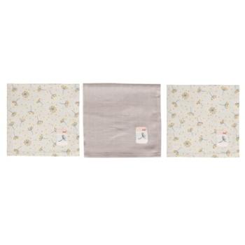 bébé jou® mušelínové odříhnutí 3-pack Fabulous Wish Grey